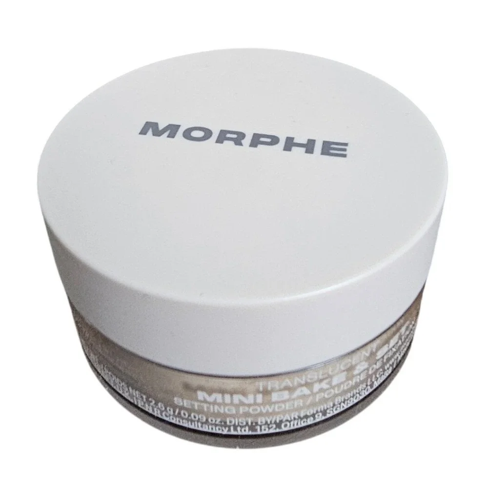 Morphe Mini Bake & Set Setting Powder Translucent 2.6g 0.09oz Travel Size Makeup